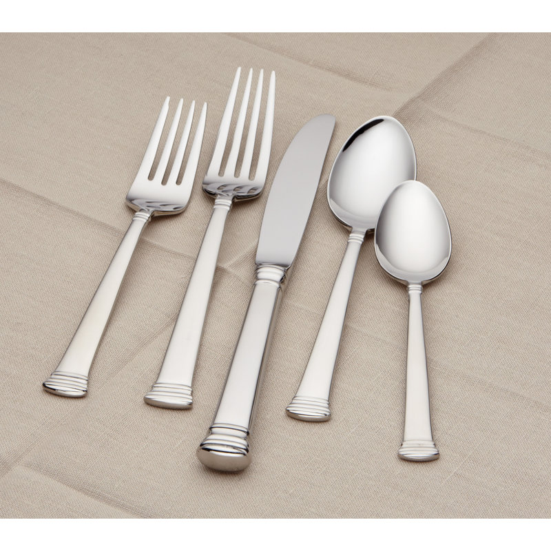 Lenox Eternal Stainless Steel Flatware Set & Reviews Wayfair